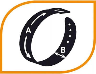 Ошейник для собак EVOLUTION CF16/37 нейлон в силиконе, оранжевый – фото 2