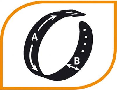 Ошейник с автоматическим замком GENIUS C 1,5/35 см, черный – фото 4