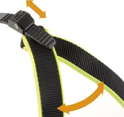 Шлейка AGILA ERGOFLUO 4 для собак, желтая – фото 10