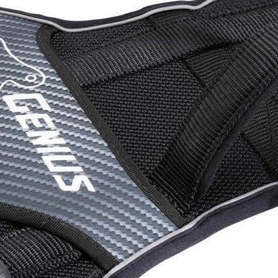 Шлейка для собак GENIUS с автоматическими замками, размер S, цвет черный – фото 1