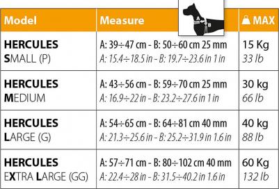 Шлейка для собак Hercules для собак XL Черный – фото 11