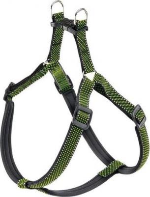 Шлейка для собак мелких пород Daytona Deluxe S, зелено-черная – фото 4