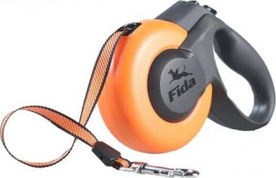 Рулетка Ranger Mars L лента 5м оранжевая/черная для собак до 50кг – фото 2