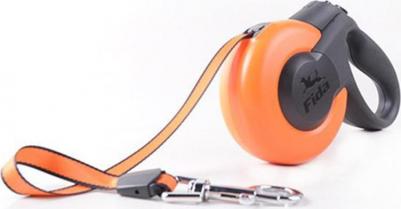 Рулетка Ranger Mars L лента 5м оранжевая/черная для собак до 50кг – фото 3
