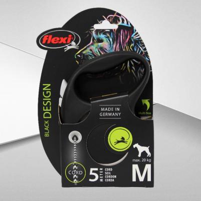 Поводок-рулетка Black Design cord M 5m 20 kg серебристый – фото 11