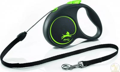 Поводок-рулетка Black Design cord M 5m 20 kg зеленый – фото 7
