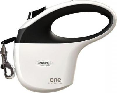 Поводок-рулетка One For All tape, 5 м, 30 кг, черно-белый – фото 1