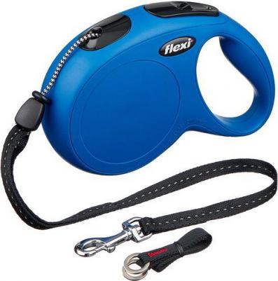 Рулетка для собак Classic Long M (до 20кг) трос 8м синяя – фото 16