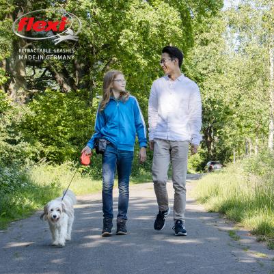 Рулетка New Classic М трос 5м синяя для собак до 20кг – фото 3