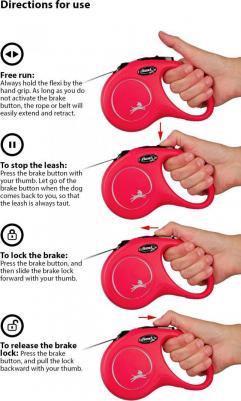 Рулетка New Classic XS лента 3м синяя для собак до 12кг – фото 10