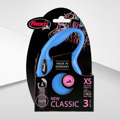 Рулетка New Classic XS лента 3м синяя для собак до 12кг – фото 13