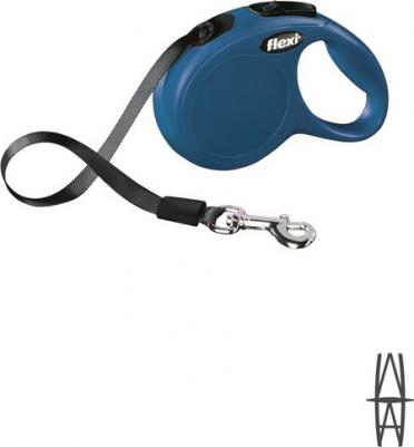 Рулетка New Classic XS лента 3м синяя для собак до 12кг – фото 17