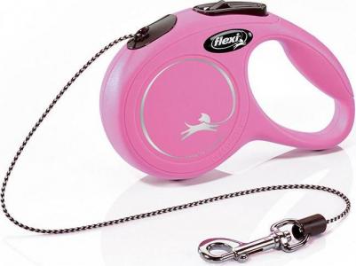 Рулетка New Classic XS трос 3м розовая для собак до 8кг – фото 6
