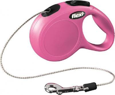 Рулетка New Classic XS трос 3м розовая для собак до 8кг – фото 8