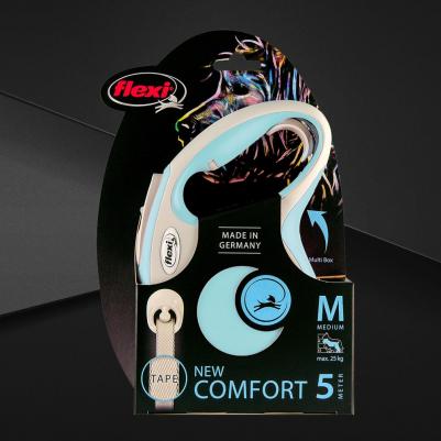 рулетка New Line Comfort M до 25 кг (5 м лента) (Голубой) – фото 8