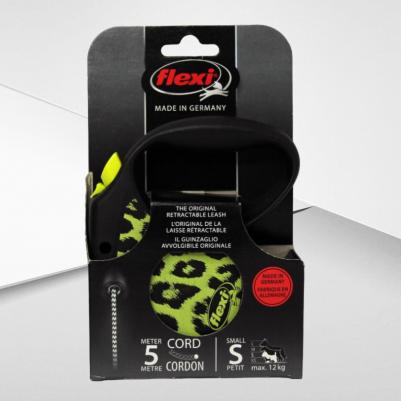 Рулетка Safari Leopard S трос 5м желтая для собак до 12кг – фото 8