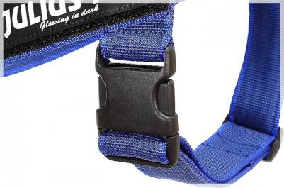 Шлейка для собак IDC®-Belt harness Color & Gray 0, синий, 57-74см / 14-25кг