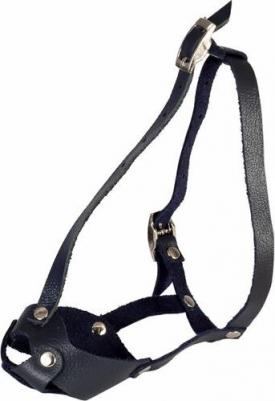04015012 Намордник кожаный цельнокроеный (йоркширский терьер)