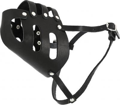 Намордник кожа цельнокроенный N0 (щенки боксера, спаниеля) – фото 5