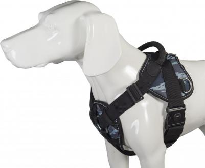 Шлейка нейлоновая с грудью и застежкой-фастексом с блокировкой S, полицейский камуфляж – фото 3