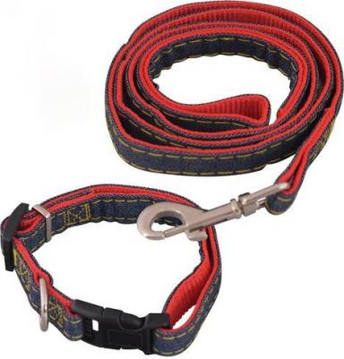 Универсальный поводок для собак, полиэстер, черный, длина 1.08 м – фото 1