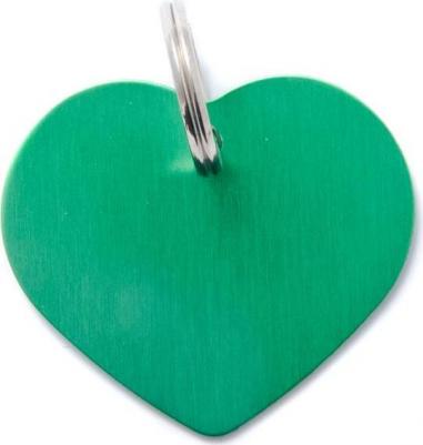 Адресник Basic алюминиевый в форме сердца для кошек и собак 8055960254347 – фото 1