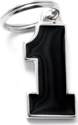 Адресник для собак Charms Номер 1 (1,4 х 2,5 см, Черный) – фото 2