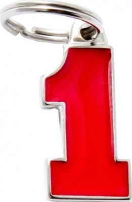 Адресник для собак Charms Номер 1 (1,4 х 2,5 см, Красный) – фото 2
