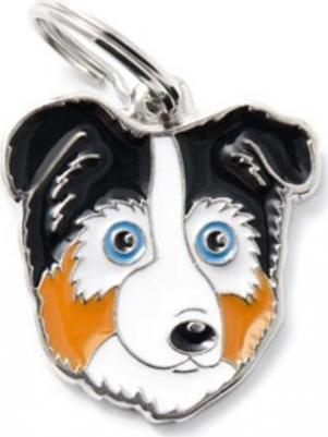 Адресник для собак Friends Австралийская овчарка (2,5 х 2,5 см) – фото 1