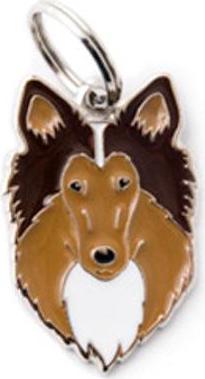 Адресник для собак Friends Колли (2,5 х 2,5 см, ) – фото 1