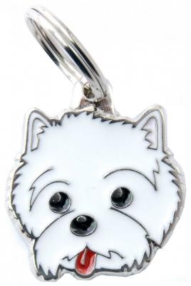 Адресник для собак Friends Вест-хайленд-уайт-терьер (2,5 х 2,5 см, ) – фото 3