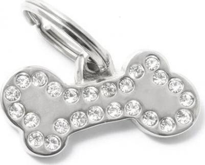 Брелок chic Косточка цветной большой