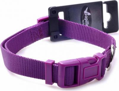 Нейлоновый ошейник 20мм-40-55см, филетовый