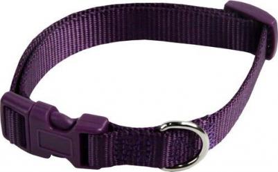 Нейлоновый ошейник 25мм - 48-70см, фиолетовый – фото 1