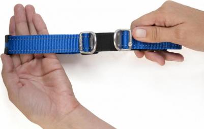 ошейник для собаки крупных пород размер ХL с магнитной застяжкой и эластичной вставкой для безопасного экстренного снятия, 420-660 мм, при 0649510037245 – фото 3