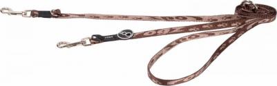 Поводок Alpinist перестежка шоколадный M, ширина 1,6см, длина 1,8м 48184 – фото 1