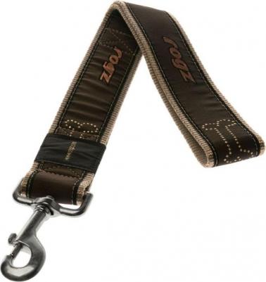 Поводок для собак крупных пород коричневый 0,5 м – фото 1