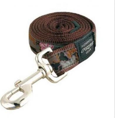 Поводок для собак крупных пород коричневый 0,5 м – фото 2