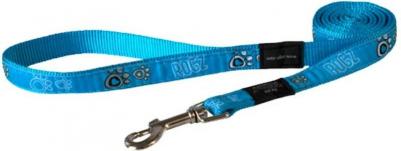 поводок для собак крупных пород размер L серия Fancy Dress длина 120 см, бирюзовый – фото 4