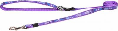 поводок для собак крупных пород размер L серия Fancy Dress длина 120 см, фиолетовый – фото 2