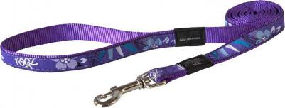 поводок для собак крупных пород размер L серия Fancy Dress длина 120 см, фиолетовый – фото 5