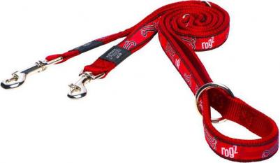 Поводок перестежка для собак Fancy Dress L-20мм 1,8 м, Красный HLM03CC – фото 1