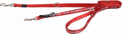 Поводок перестежка для собак Fancy Dress L-20мм 1,8 м, Красный HLM03CC – фото 2