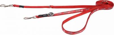 Поводок перестежка для собак Fancy Dress L-20мм 1,8 м, Красный HLM03CC – фото 4
