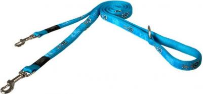 поводок-перестежка для собак средних пород размер M серия Fancy Dress длина до 180 см бирюза