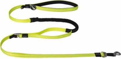 Поводок SHOCK ABSORBING LONG LEAD 2 в 1 с системой "антирывок" желтый M 48627.желт