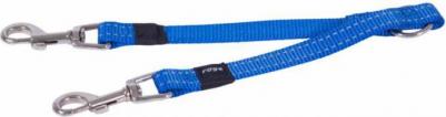 поводок-сворка для 2-х собак, длина 330 мм, синий – фото 4