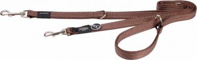Поводок Utility перестежка шоколадный M, ширина 1,6 см, длина 1,8м 47481 – фото 4