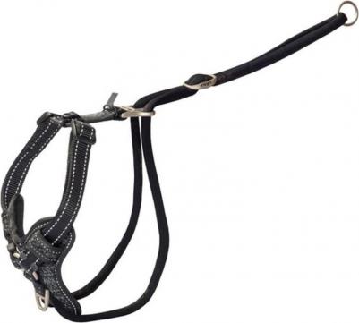 шлейка анти-рывок для энергичных собак, 600-1000 мм, SPSJ05A, черный