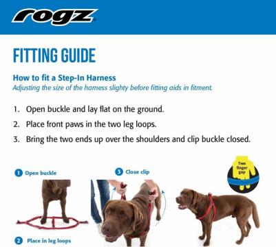 Шлейка для собак Utility L-20мм (Голубой SSJ06F) – фото 5